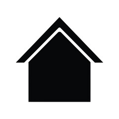 Black house icon up arrow symbol