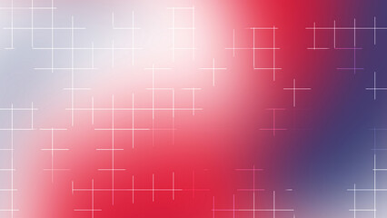Red White Blue Gradient Grid Lines Background Abstract Modern Design