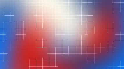 Fourth of July Red White Blue Gradient Grid Sparkle Background for Celebration Design