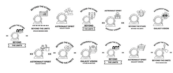 The image is a series of black and white drawings of animals, including sheep