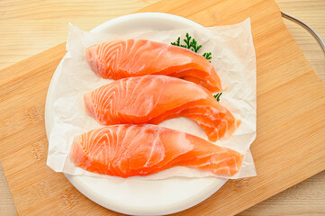 タスマニアサーモンの切り身