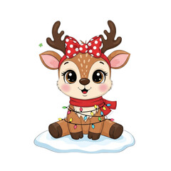 Cute reindeer