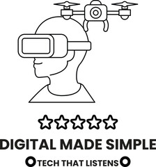 A man wearing a virtual reality headset