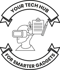 A logo for a tech hub for smarter gadgets