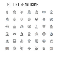 Fiction Story and Imagination Concept Illustration