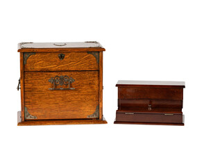 Wooden Bee Hives Set Isolated on Black for Beekeeping and Honey Production PNG