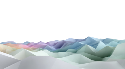 Abstract Peaks: A mesmerizing low-angle shot showcases a field of crystalline peaks, evoking a sense of tranquility and artistic beauty. 