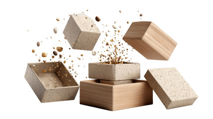 Architectural Elements: A harmonious arrangement of architectural elements, showcasing the interplay of shapes, textures, and forms. Demonstrating the essence of design and spatial concepts.