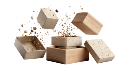 Architectural Elements: A harmonious arrangement of architectural elements, showcasing the interplay of shapes, textures, and forms. Demonstrating the essence of design and spatial concepts.