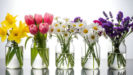 Vibrant Spring Flowers: Fresh Bouquets, Colorful Blooms, and Style