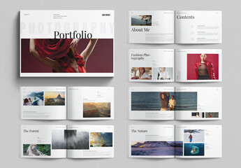 Photography Portfolio Template Landscape