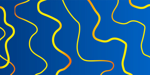 Abstract 3d background with blue orange paper layers. Vector geometric illustration of sliced shapes. Graphic design element. Trendy design. Decoration for business presentation