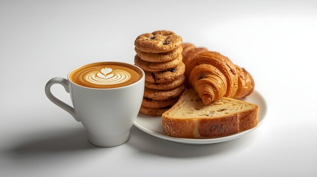 Breakfast isolete coffee  bread, cookies ,biscuit  or ek or cheeze hoti hai na brrakfast me keywords me sab cheezain mantion karo