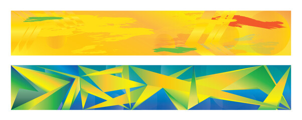 Obraz premium set of vector colorful backgrounds for web, sticker and wallpaper