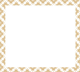 vintage gold frame antique gold frame golden rectangle certificate border pattern line photo frame