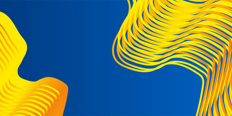 A Trendy Abstract background design with Yellow background used in texture design, bright poster, banner yellow and blue background eps 10.