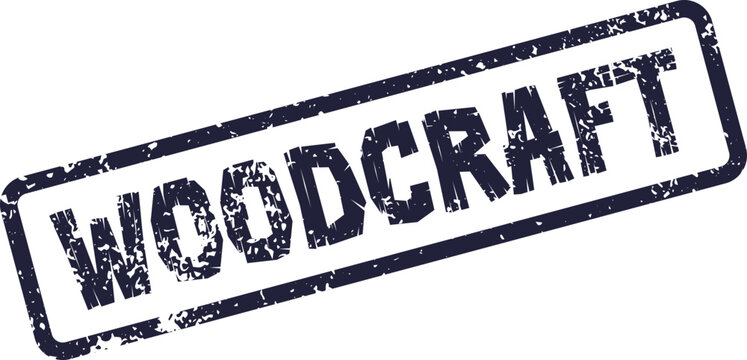 WoodCraft Grungy Ink Stamp Texture for Artisan Trades and Handmade Products