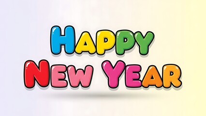 Happy New Year 2026 &ndash; Festive Celebration Background Design