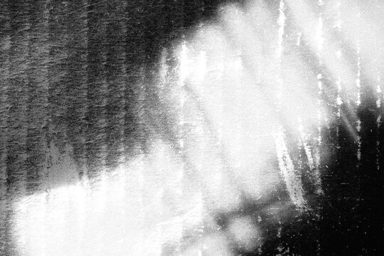 Grunge background of black and white. Abstract illustration texture of cracks, chips, dot isolated on transparent background PNG file.