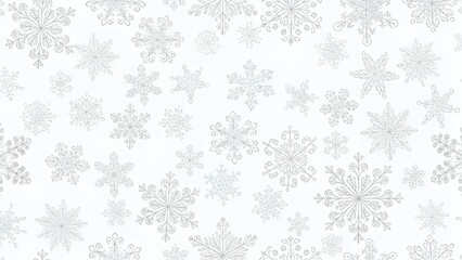 snowflakes on a white background