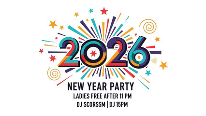 Celebrate the New Year in Style A Vibrant Invitation for the 2026 Party with Special Offers
