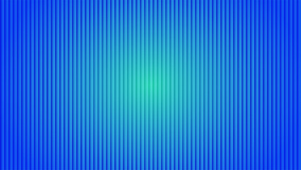 Obraz premium Vibrant vertical blue and turquoise gradient stripes background with a smooth radial illumination effect, abstract modern digital texture design