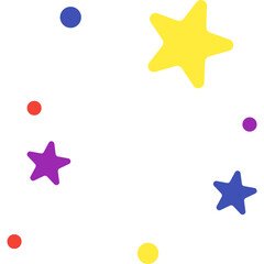 Obraz premium Star Doodle Toy Illustration