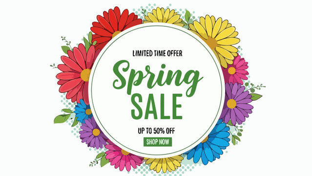 Celebrate the arrival of spring with our exciting limited-time sale, offering discounts up to 50% off on a wide array of products