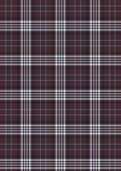 Fototapeta premium Seamless red, white, and pink tartan plaid pattern design for textile fabric or wallpaper backdrop