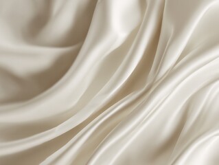 Obraz premium Elegant ivory silk fabric background