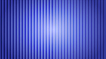 Abstract blue vertical corrugated background with a smooth gradient and bright center, subtle lighting effect.