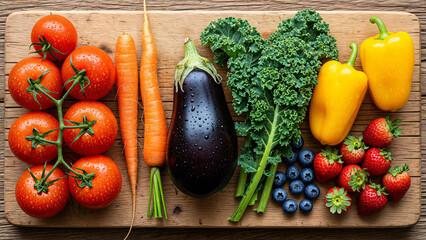vegetables and fruits