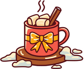 Indulge in the cozy warmth of a festive cocoa, a comforting treat perfect for holiday joy, winter celebrations, and sweet moments of delicious relaxation