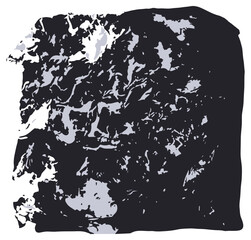 Abstract Grunge Ink Texture Block
