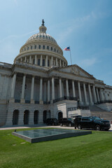 Obraz premium Capitol in Washington, dc. Congress of USA, American Senate. Congress building.