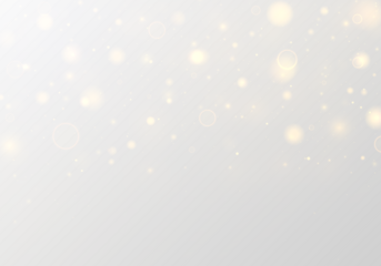 Glittering golden dust floats across a soft bokeh background with radiant highlights and sparkling flare. Twinkling yellow particles and shimmering blur create magical Christmas and New Year visuals.