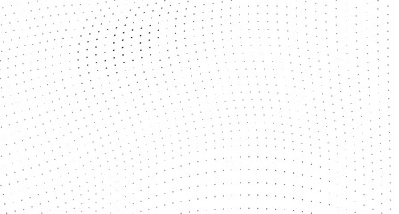 Modern halftone curved dotted texture with abstract geometric distortion for cover, banner, and digital layout
