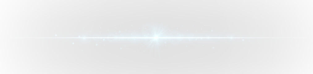 Obraz premium A sharp blue neon line cuts forward with steady motion, leaving a soft glowing trail behind. Its futuristic shine adds a sense of high-speed energy. Perfect for modern motion graphics. PNG