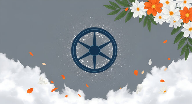 Indian tricolour flag wavey illustration, tricolour brush paint, background for Republic day of India, Independence day, 26 January