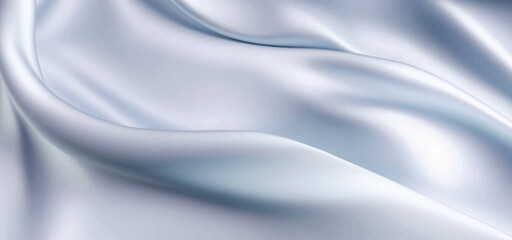 Elegant blue gray silk fabric background. Textile texture. Vector illustration	