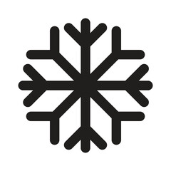 Beautiful Vector Snowflake Design Winter Ice Crystal Ornamental Graphic Element Icon