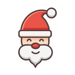 Santa Claus portrait for celebrating New Year and Christmas