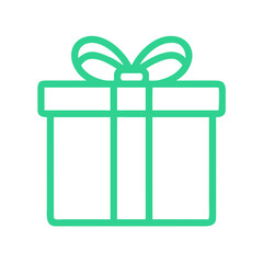 Gift box for celebrating New Year and Christmas