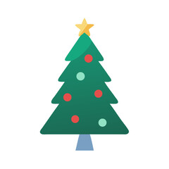 Christmas tree for celebrating New Year and Christmas