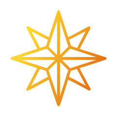 Nativity star for celebrating New Year and Christmas