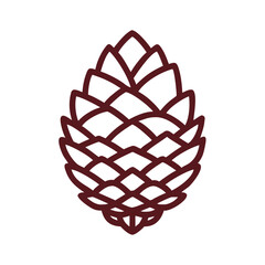 Pine cone for celebrating New Year and Christmas