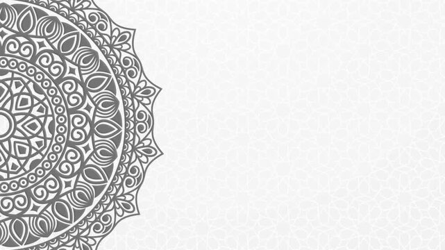 mandala ornament background arabic islamic pattern abstract beautiful floral vintage style