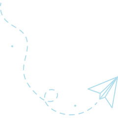 Cute Paper Plane Decoration