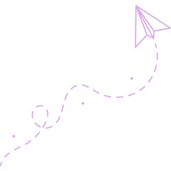 Cute Paper Plane Decoration