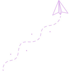 Cute Paper Plane Decoration